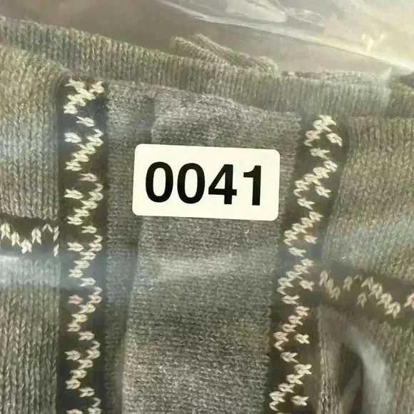 Coldwater Creek Women’s M Gray Cardigan Sweater Fair Isle 3/4 Bell Sleeve Button - Picture 10 of 10